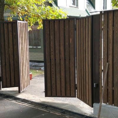 Купите и Закажите Ворота Гармошка: Лучшая Цена от 48097 руб, Установка под Ключ и Доставка в Махачкале и по Области